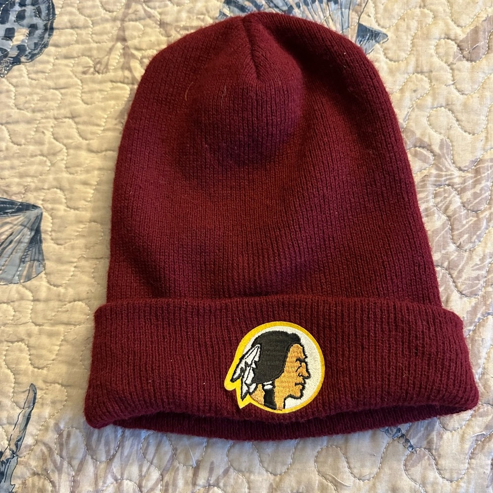 Washington Redskins beanie hat